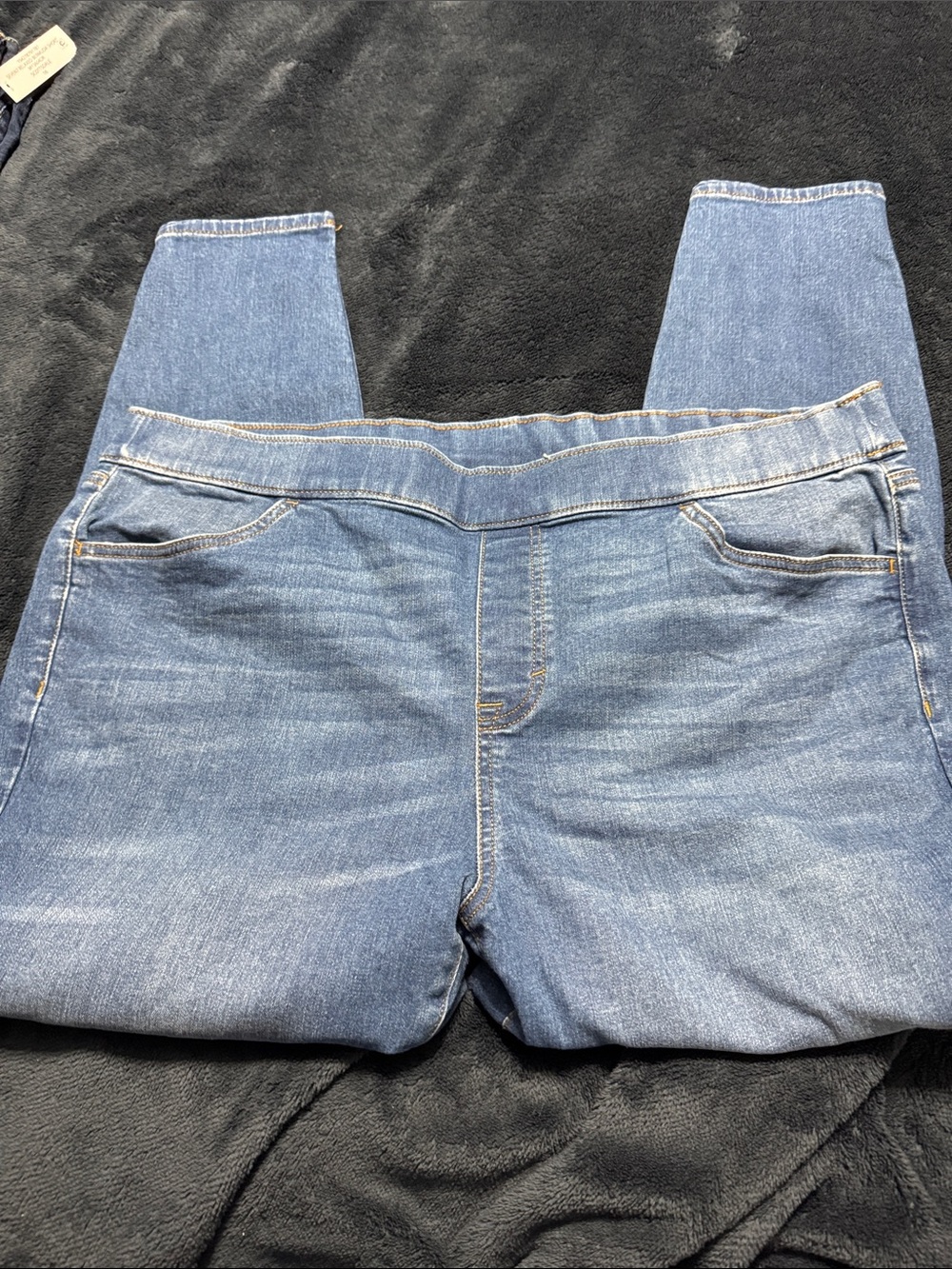 EVRI Women's Blue Stretch Denim Jeggings 18W